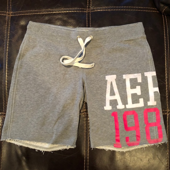 Aeropostale Pants - Aeropostale Sweat Shorts Gray Size Small *64A*
